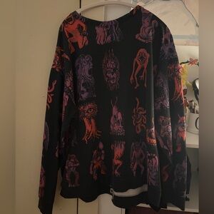 8-Bit Horror Graphic Sweater